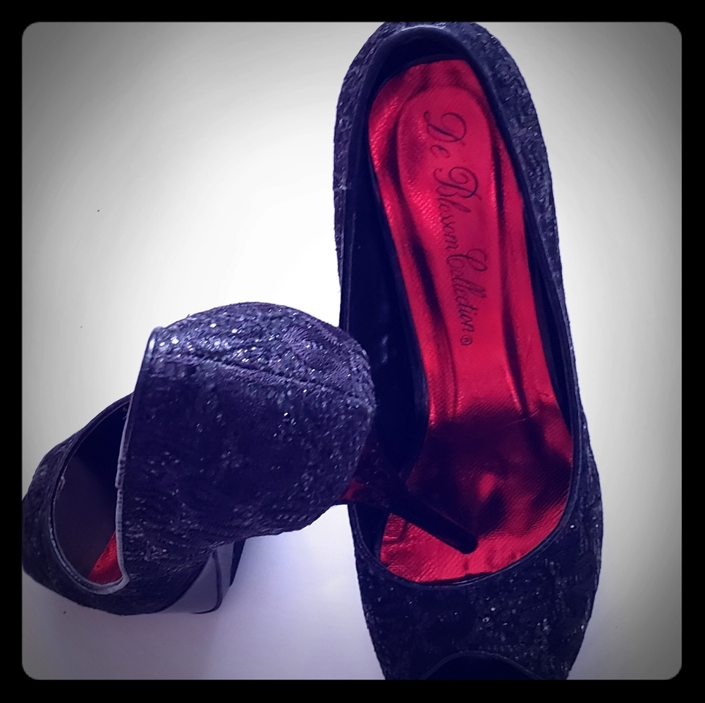 Black 4" Heels